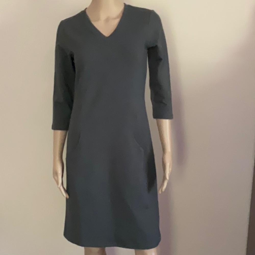 D&Co Active Sweatshirt Dress Heather Gray